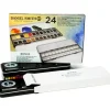Daniel Smith Watercolour Half Pan Set - 24 Colours - Little Painter Art | Exploring the Endless Possibilities of Art| Brush