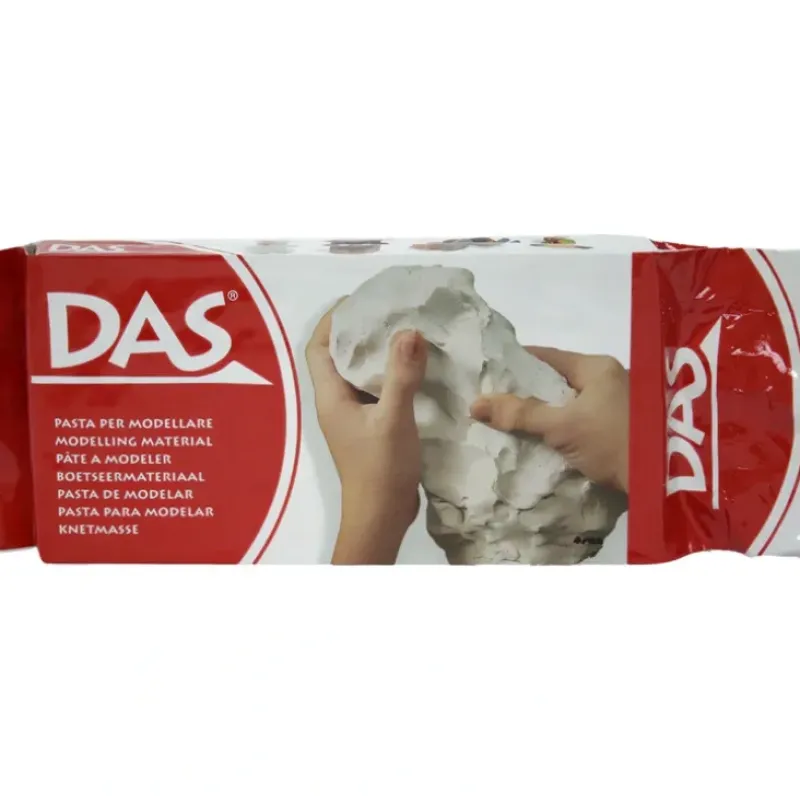 DAS Modelling Material Clay - White - 1 Kg Bag - Little Painter Art | Exploring the Endless Possibilities of Art| Shop All