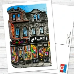 David Crighton Postcard - Off the Wall - Little Painter Art | Exploring the Endless Possibilities of Art| Hot