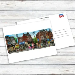 David Crighton Postcard - Queen Video (Queen Street West) - Little Painter Art | Exploring the Endless Possibilities of Art| Shop All