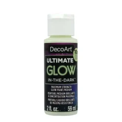 Deco Art Ultimate Glow In The Dark Acrylic Paint 59ml/ 2oz. - Little Painter Art | Exploring the Endless Possibilities of Art| Canvas