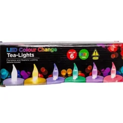Deco Lite Colour-Changing Flameless LED Tealights 6pk - Little Painter Art | Exploring the Endless Possibilities of Art| Shop All