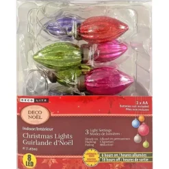 Deco Lite Indoor Mercury String Lights 6ft with 8 LEDs - Little Painter Art | Exploring the Endless Possibilities of Art| Hot