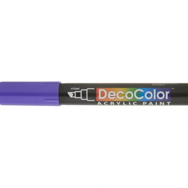Decocolor Acrylic Paint Marker - Violet - Little Painter Art | Exploring the Endless Possibilities of Art| Pigment