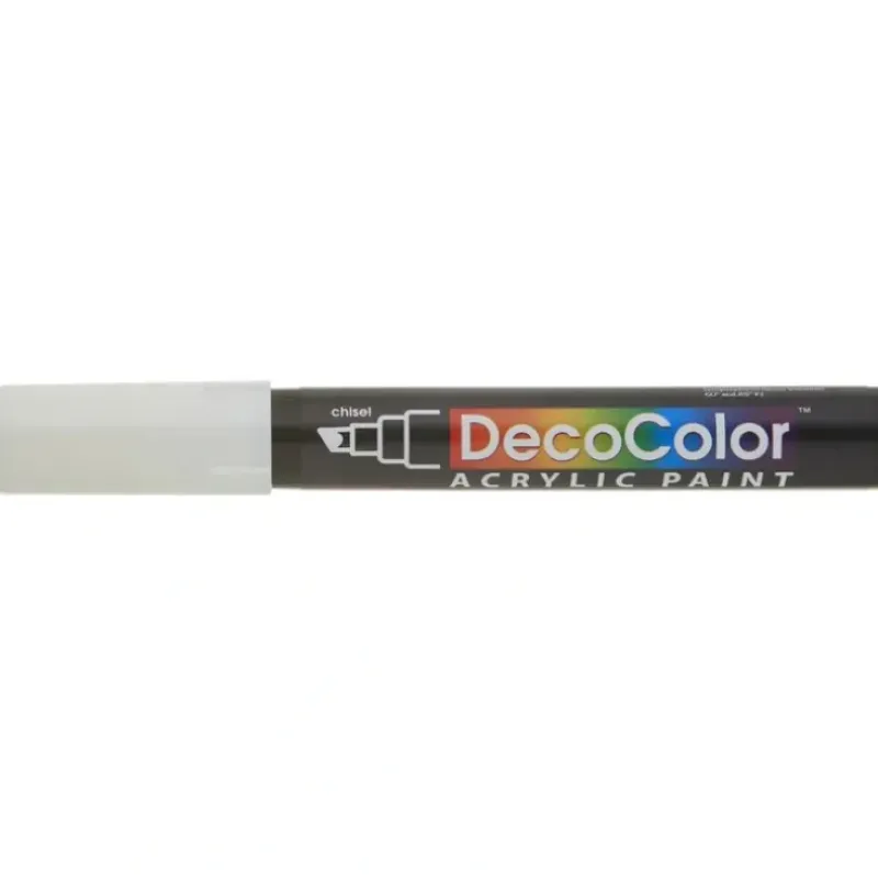 Decocolor Acrylic Paint Marker - White - Little Painter Art | Exploring the Endless Possibilities of Art| Pigment
