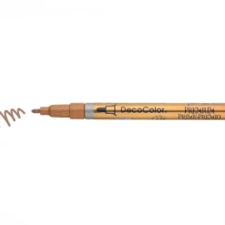 DecoColor Premium Paint Marker Leafing Tip - Copper - Little Painter Art | Exploring the Endless Possibilities of Art| Pigment