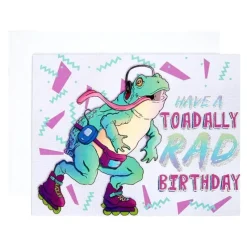 Decomposition Greeting Card - Toadally Rad Birthday - Little Painter Art | Exploring the Endless Possibilities of Art| Shop All