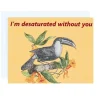 Decomposition Greeting Card - Desaturated Toucan - Little Painter Art | Exploring the Endless Possibilities of Art| Shop All
