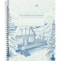 Decomposition Notebook, Coilbound - Snowy Chalet - Little Painter Art | Exploring the Endless Possibilities of Art| Shop All