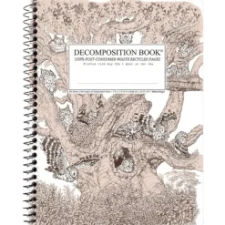 Decomposition Notebook, Coilbound - Screech Owl - Little Painter Art | Exploring the Endless Possibilities of Art| Shop All