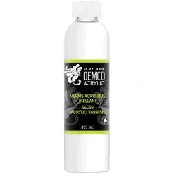 Demco EnCouleurs Acrylic Gloss Medium & Varnish 237mL - Little Painter Art | Exploring the Endless Possibilities of Art| Hot