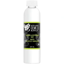 Demco EnCouleurs Acrylic Matte Medium & Varnish 237mL - Little Painter Art | Exploring the Endless Possibilities of Art| Hot