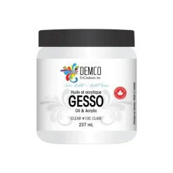 Demco EnCouleurs Artist Series Gesso 473mL Clear - Little Painter Art | Exploring the Endless Possibilities of Art| Canvas