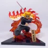 Demon Slayer, Kamado Tanjirou & Rengoku Kyoujurou, 6in triangle base Anime Figurine - Little Painter Art | Exploring the Endless Possibilities of Art| Shop All