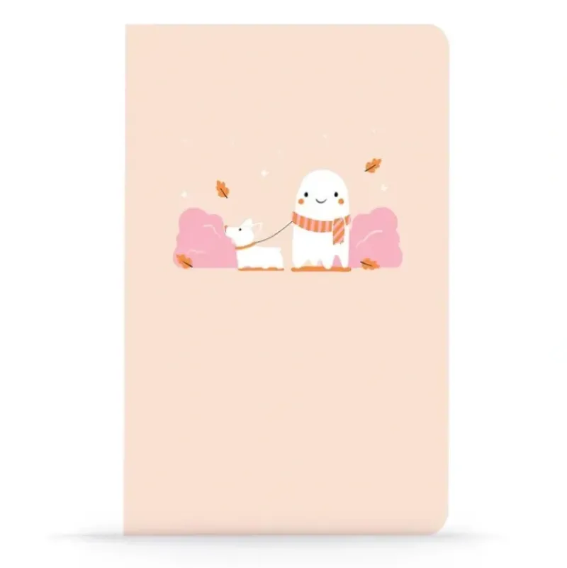 Denik Classic Layflat Notebook, Lined - Ghost Walking - Little Painter Art | Exploring the Endless Possibilities of Art| Hot