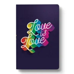 Denik Classic Layflat Notebook, Lined - Love Is Love - Little Painter Art | Exploring the Endless Possibilities of Art| Hot