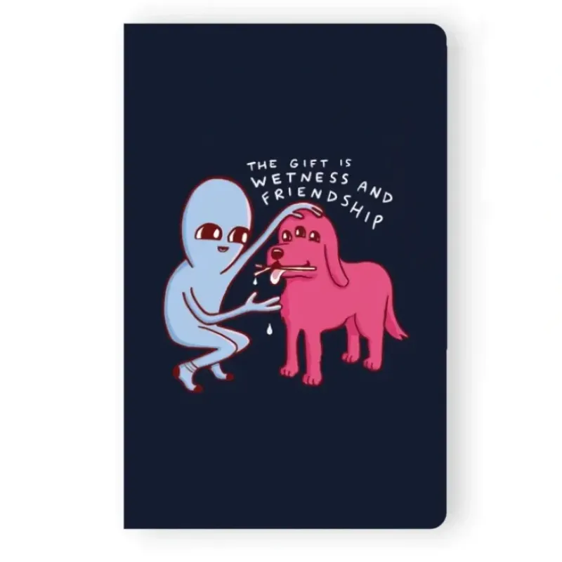 Denik Classic Layflat Notebook, Lined - Wetness & Friendship - Little Painter Art | Exploring the Endless Possibilities of Art| Shop All