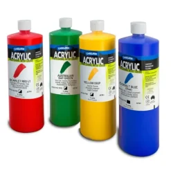 Derivan Artist's Acrylic Paint - 1L - Little Painter Art | Exploring the Endless Possibilities of Art| Pigment