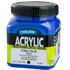 Derivan Artist's Acrylic Paint - 250ml - Little Painter Art | Exploring the Endless Possibilities of Art| Pigment