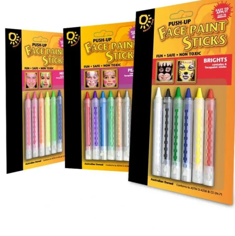 Derivan Face & Body Paint Sticks Sets - Little Painter Art | Exploring the Endless Possibilities of Art| Brush