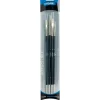 Derivan Professional Long Handle Natural Hog Bristle Brush Set of 4 - Little Painter Art | Exploring the Endless Possibilities of Art| Brush