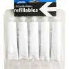 Derivan Refillables 5X40ML Aluminium Empty Paint Tubes with Flip Top Cap - Little Painter Art | Exploring the Endless Possibilities of Art| Shop All