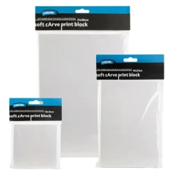 Derivan Soft Carve Print Block White - Little Painter Art | Exploring the Endless Possibilities of Art| Shop All