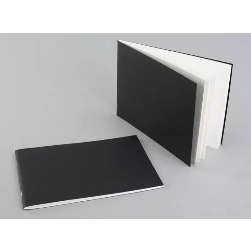 Derivan Watercolour Sketch Book Landscape Black Cover - Made in Italy - Little Painter Art | Exploring the Endless Possibilities of Art| Shop All