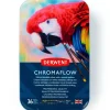 Derwent Chromaflow Pencils - Set of 36 - FREE Set of 2 Blender Pens - Little Painter Art | Exploring the Endless Possibilities of Art| Pigment