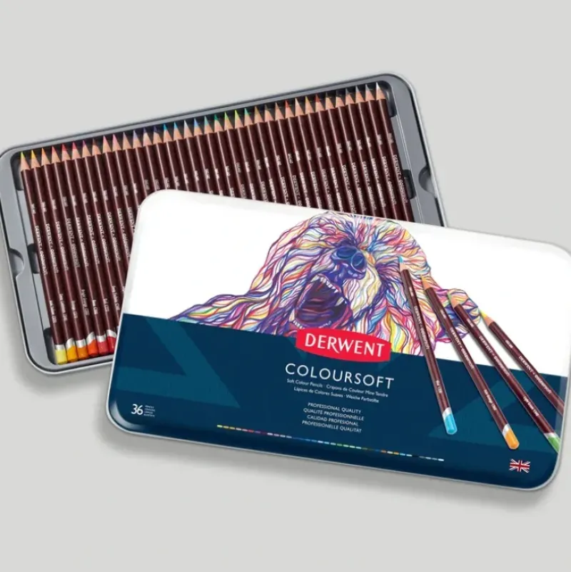 Derwent Coloursoft set 36 - Little Painter Art | Exploring the Endless Possibilities of Art| Shop All