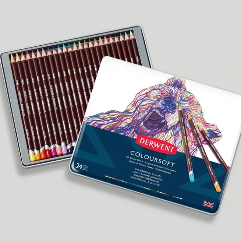 Derwent Coloursoft set 24 - Little Painter Art | Exploring the Endless Possibilities of Art| Shop All