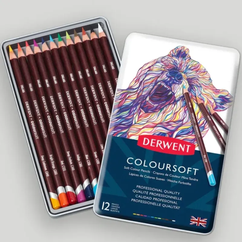 Derwent Coloursoft Set 12 - Little Painter Art | Exploring the Endless Possibilities of Art| Shop All