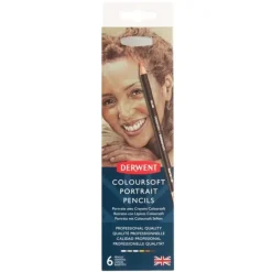Derwent Coloursoft Skintones Set of 6 - Little Painter Art | Exploring the Endless Possibilities of Art| Pigment