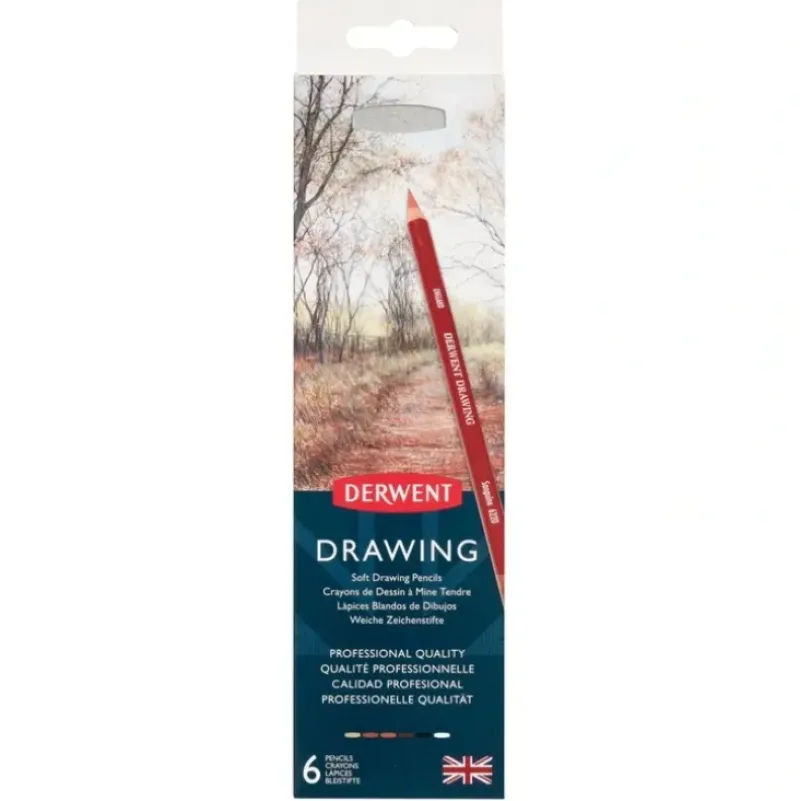 Derwent Drawing Pencils Set of 6 - Little Painter Art | Exploring the Endless Possibilities of Art| Shop All