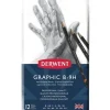 Derwent Graphic Hard Sketching Pencils - Set of 12 - Little Painter Art | Exploring the Endless Possibilities of Art| Shop All