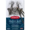 Derwent Graphic Medium Pencil 12 Tin Set - 6B to 4H - Little Painter Art | Exploring the Endless Possibilities of Art| Shop All