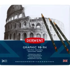 Derwent Graphic Pencils 24 Tin - Little Painter Art | Exploring the Endless Possibilities of Art| Shop All
