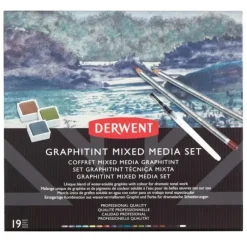 Derwent Graphitint Mixed Media Set - Little Painter Art | Exploring the Endless Possibilities of Art| Brush
