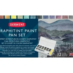 Derwent Graphitint Paint Pan Set - Little Painter Art | Exploring the Endless Possibilities of Art| Pigment