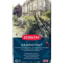 Derwent Graphitint Pencils - Set of 12 - Little Painter Art | Exploring the Endless Possibilities of Art| Pigment