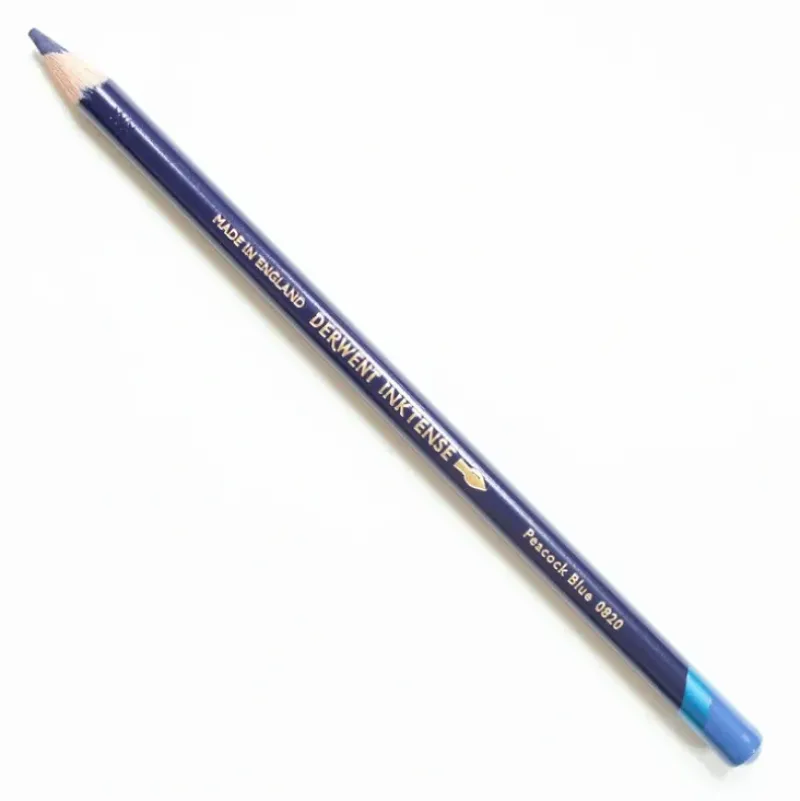 Derwent Inktense 0820 Peacock Blue - Little Painter Art | Exploring the Endless Possibilities of Art| Shop All