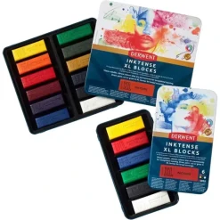 Derwent Inktense XL Blocks Tin Sets - Little Painter Art | Exploring the Endless Possibilities of Art| Canvas