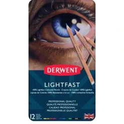 Derwent Lightfast Colour Pencil 12 Tin Set - Little Painter Art | Exploring the Endless Possibilities of Art| Shop All