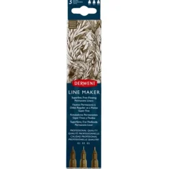 Derwent Line Maker - Set of 3 - Graphite - Little Painter Art | Exploring the Endless Possibilities of Art| Pigment