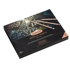 Derwent Professional Metallic Colour Pencil Sets (Non-Soluble) - Little Painter Art | Exploring the Endless Possibilities of Art| Pigment