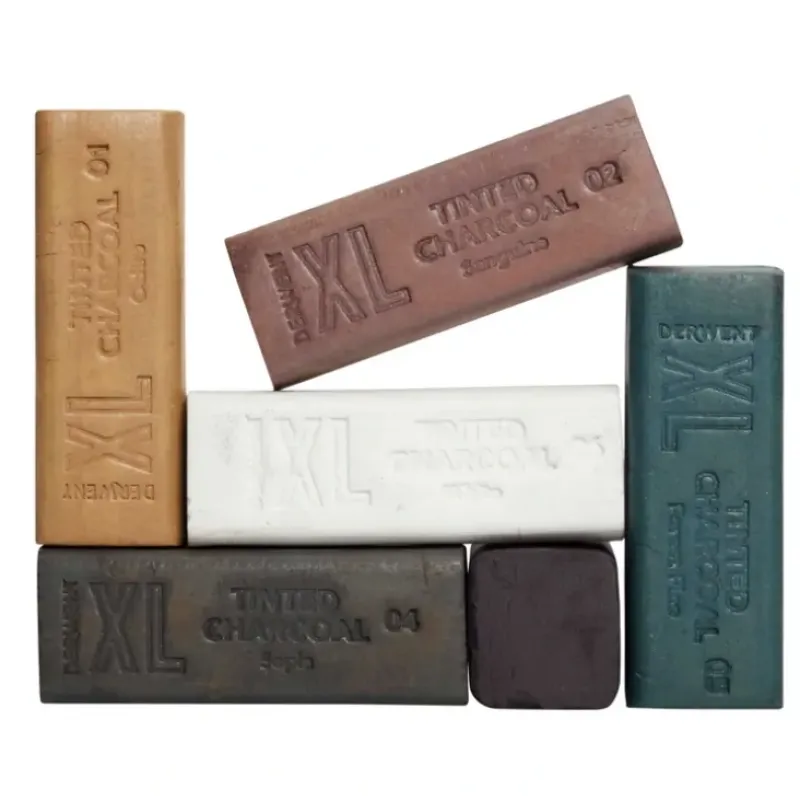 Derwent Tinted Charcoal XL Blocks - Individual Colours - Little Painter Art | Exploring the Endless Possibilities of Art| Shop All