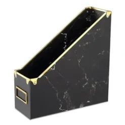 Design Ideas Marbella Magazine File Box - Black & Gold - Little Painter Art | Exploring the Endless Possibilities of Art| Shop All