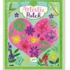 Djeco Artistic Patch Craft Kit - Glitter Petals - Little Painter Art | Exploring the Endless Possibilities of Art| Hot