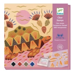Djeco Clear Stamping Kit - Patterns & Animals - Little Painter Art | Exploring the Endless Possibilities of Art| Shop All