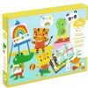 Djeco Collage Kit - The Day - Little Painter Art | Exploring the Endless Possibilities of Art| Hot